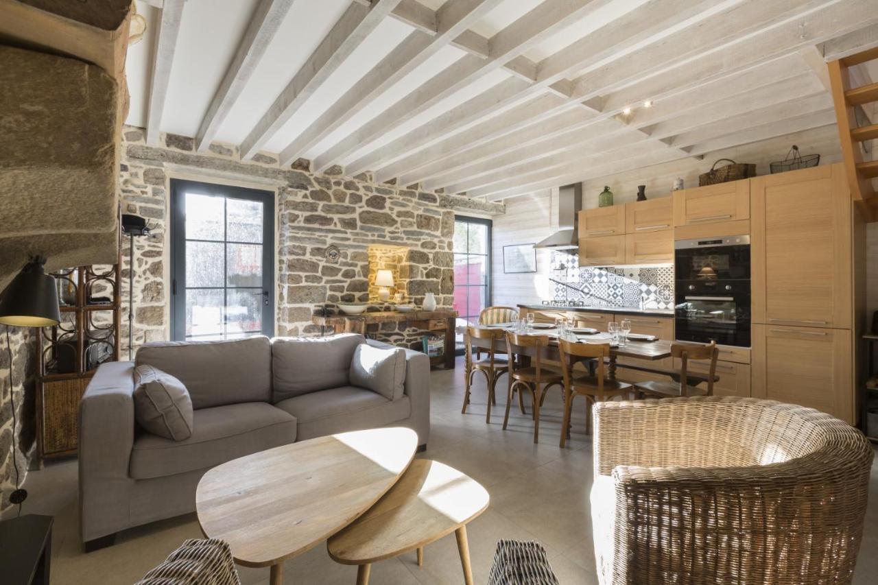 Saint Malo, le Pont, Maison plage à 100m Vila Exterior foto