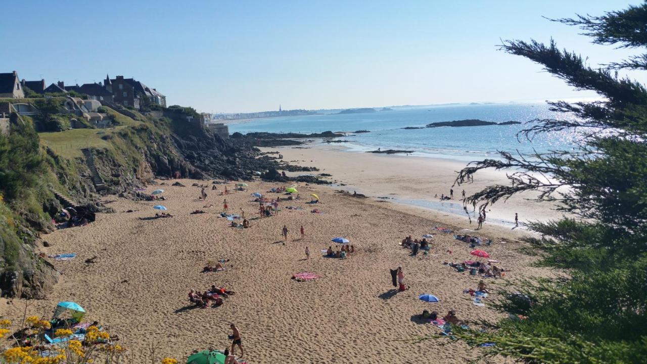 Saint Malo, le Pont, Maison plage à 100m Vila Exterior foto
